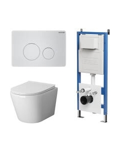 Унитаз подвесной с инсталляцией GR-4478S+900.K31.01.000+700.K31.05.01M.01M Grossman