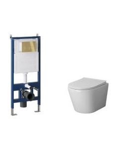 Унитаз подвесной с инсталляцией GR-4478S+900.K31.01.000+700.K31.02.300.300 Grossman