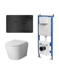 Унитаз подвесной с инсталляцией GR-4478S+900.K31.01.000+700.K31.05.21M.21M Grossman