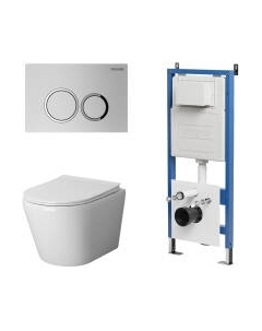 Унитаз подвесной с инсталляцией GR-4478S+900.K31.01.000+700.K31.01.110.110 Grossman