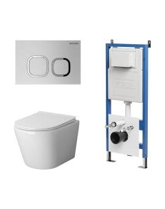 Унитаз подвесной с инсталляцией GR-4478S+900.K31.01.000+700.K31.02.110.110 Grossman