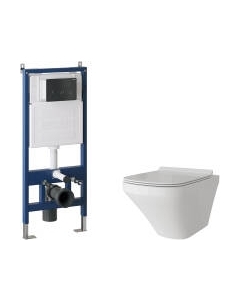 Унитаз подвесной с инсталляцией GR-4440S+900.K31.01.000+700.K31.05.21M.21M Grossman