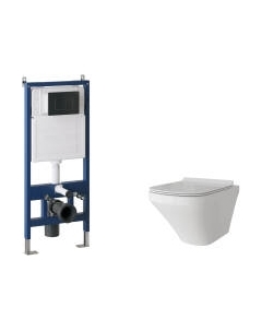 Унитаз подвесной с инсталляцией Grossman GR-4440S+900.K31.01.000+700.K31.04.21M.21M