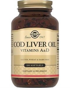 Жирные кислоты Solgar Жир из печени трески