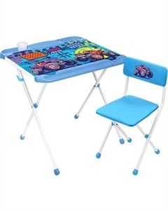 Комплект мебели с детским столом Ника Большие гонки / КНД2/БГ2