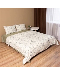 Комплект постельного белья Листья, Зелень пр200x160x25 Цум 1947