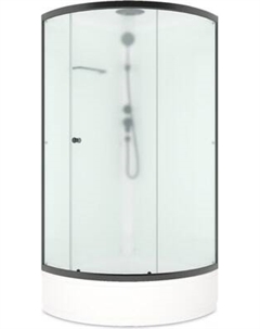 Душевая кабина Domani-Spa Simple 99 Mid 90x90 / DS01Sm99MWM00.Gt-V1.2-Black Domani-spa
