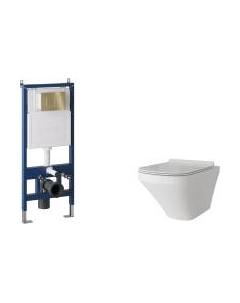 Унитаз подвесной с инсталляцией Grossman GR-4440S+900.K31.01.000+700.K31.04.32M.32M