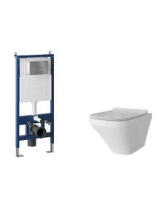 Унитаз подвесной с инсталляцией Grossman GR-4440S+900.K31.01.000+700.K31.01.110.110