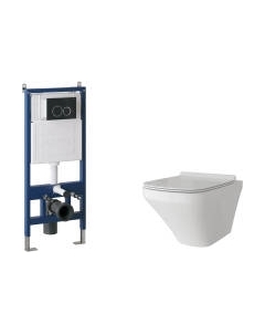 Унитаз подвесной с инсталляцией Grossman GR-4440S+900.K31.01.000+700.K31.01.210.210