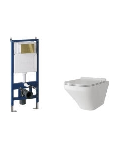 Унитаз подвесной с инсталляцией Grossman GR-4440S+900.K31.01.000+700.K31.01.300.300