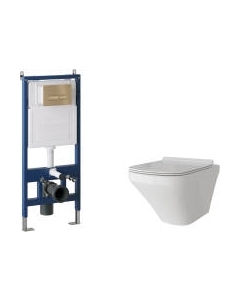 Унитаз подвесной с инсталляцией Grossman GR-4440S+900.K31.01.000+700.K31.03.310.310