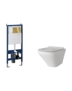 Унитаз подвесной с инсталляцией Grossman GR-4440S+900.K31.01.000+700.K31.05.30M.30M