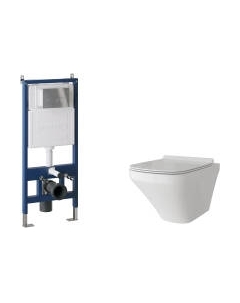 Унитаз подвесной с инсталляцией Grossman GR-4440S+900.K31.01.000+700.K31.01.100.100