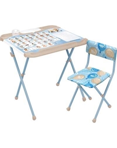 Комплект мебели с детским столом Ника С азбукой / КНД2/А