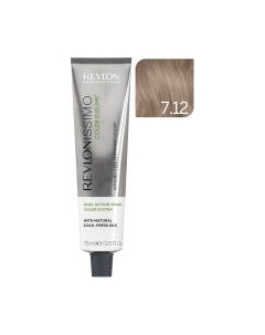 Крем-краска для волос Revlonissimo Color Sublime Vegan тон 7.12 Revlon professional