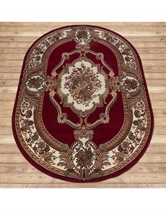 Ковер (1,2х1,8) ЛАЙЛА ДЕ ЛЮКС 15418_10362 Овал Белка