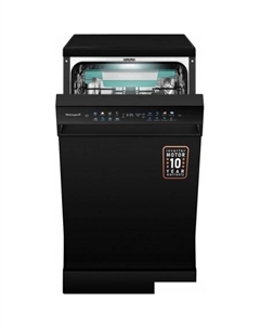Отдельностоящая посудомоечная машина DW 4539 Inverter Touch AutoOpen Black Weissgauff