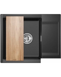 Кухонная мойка ES-6202 (шварц) Granula