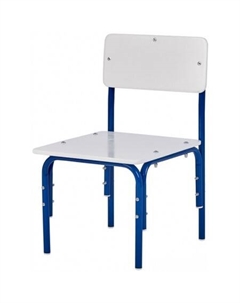 Детский стул Мой малыш 0002742.27 (белый/синий) Фея