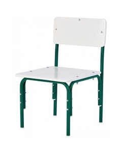 Детский стул Мой малыш 0002742.26 (белый/зеленый) Фея