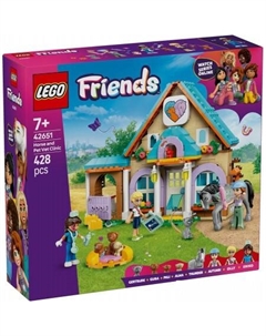 Конструктор Friends 42651 Ветеринарная клиника для лошадей и домашних животных Lego