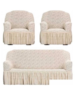 Пледы, покрывала Престиж Стандарт Венеция 00898 (ваниль) Софатэкс