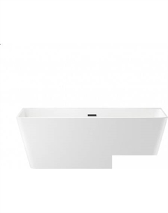 Ванна Graceful Pro 168x80 230903003 (отдельностоящая ванна белый глянец, экран, ножки, сифон-автомат матовый черный) Wellsee