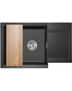 Кухонная мойка ES-7807 (шварц) Granula