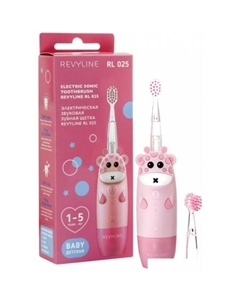 Электрическая зубная щетка RL 025 Baby (розовый) Revyline