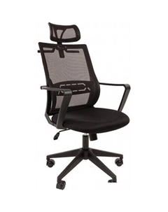 Офисное кресло 545 (ткань, черный) Chairman