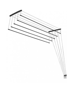 Сушилка для белья Group Потолочная 5 прутьев Black Diamond 300 см (алюминий) Comfort alumin