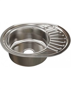 Кухонная мойка 533711 (левая, полированная, 0.8 мм) Mixline