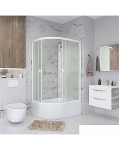 Душевая кабина Promo P100/80/40R/MT/BK 100x80x195 Niagara