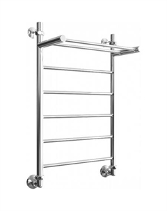 Полотенцесушитель Гарда 80/50 1/2"ВР VF.PS.W.005.80.50.C.P (хром, с полкой) Valfex