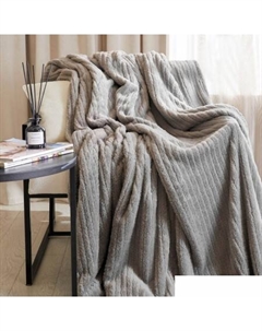 Плед Грани 4011 (150x200, серый) Артпостель