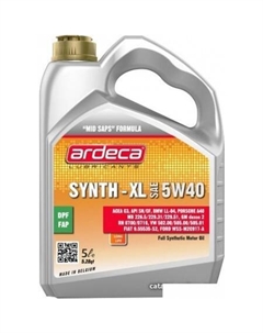 Моторное масло SYNTH-XL 5W-40 5л Ardeca