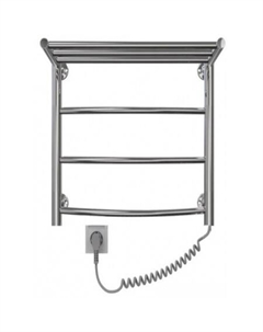 Полотенцесушитель Классик 50x60 D32 с полкой и кнопкой (левый) Granula