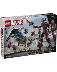 Конструктор 76314 Капитан Америка: Битва во время гражданской войны Lego