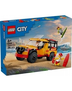 Конструктор City 60453 Спасательный внедорожник на пляже Lego