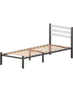 Односпальная кровать Домаклево Сталь 80x200