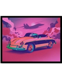 Постер Citydecor Порше Ретро 1