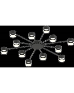 Потолочный светильник Mirastyle MH-3701/10 BK