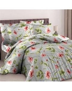 Простыня Реноме 1.5сп Маки на фактуре 10523-1