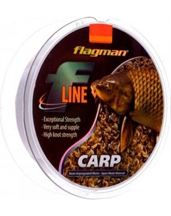 Леска монофильная F-Line Carp / 20135-035 Flagman fishing