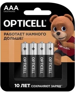 Комплект батареек Opticell Basic LR03 AAA 5051002