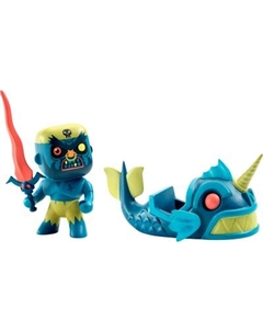 Набор фигурок коллекционных Djeco Arty Toys Пират Ужас с монстром / DJ06839