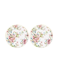 Набор тарелок Elan Gallery Яблоневый цвет на белом / 420407 Elan gallery