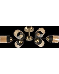 Потолочный светильник Mirastyle BL-7459/6 AB+BK