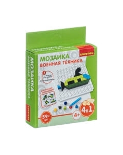 Развивающая игрушка Bondibon Мозаика. Военная техника / ВВ4426